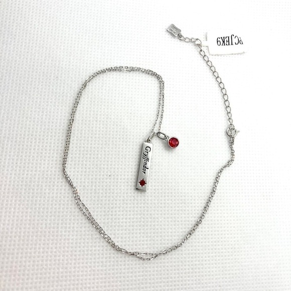 925 Gryffindor Dainty Chain Necklace - Picture 4 of 10